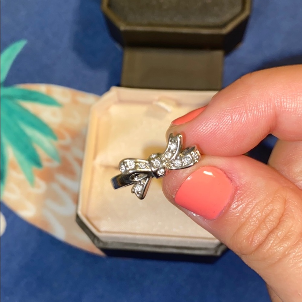 Juicy Couture Silver Bow Ring
